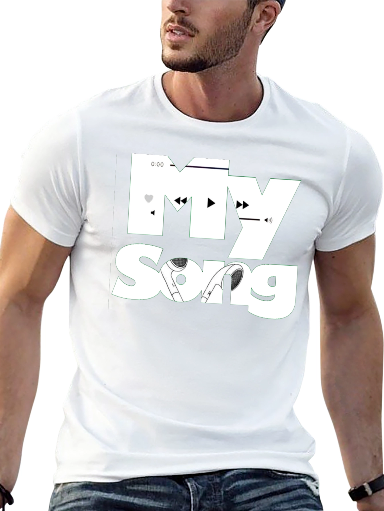 My Song Black T-Shirt - Music Lovers Tee
