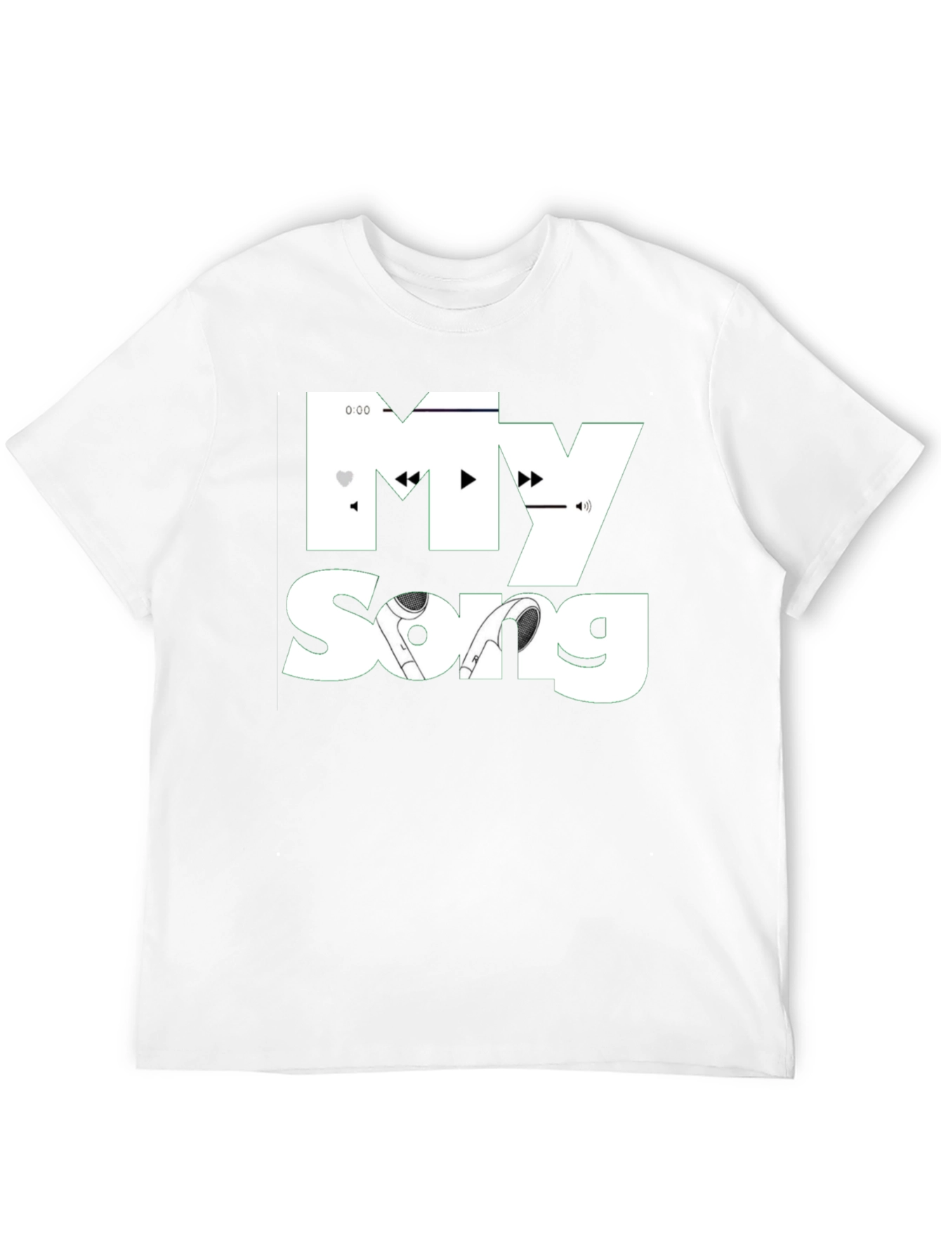 My Song Black T-Shirt - Music Lovers Tee