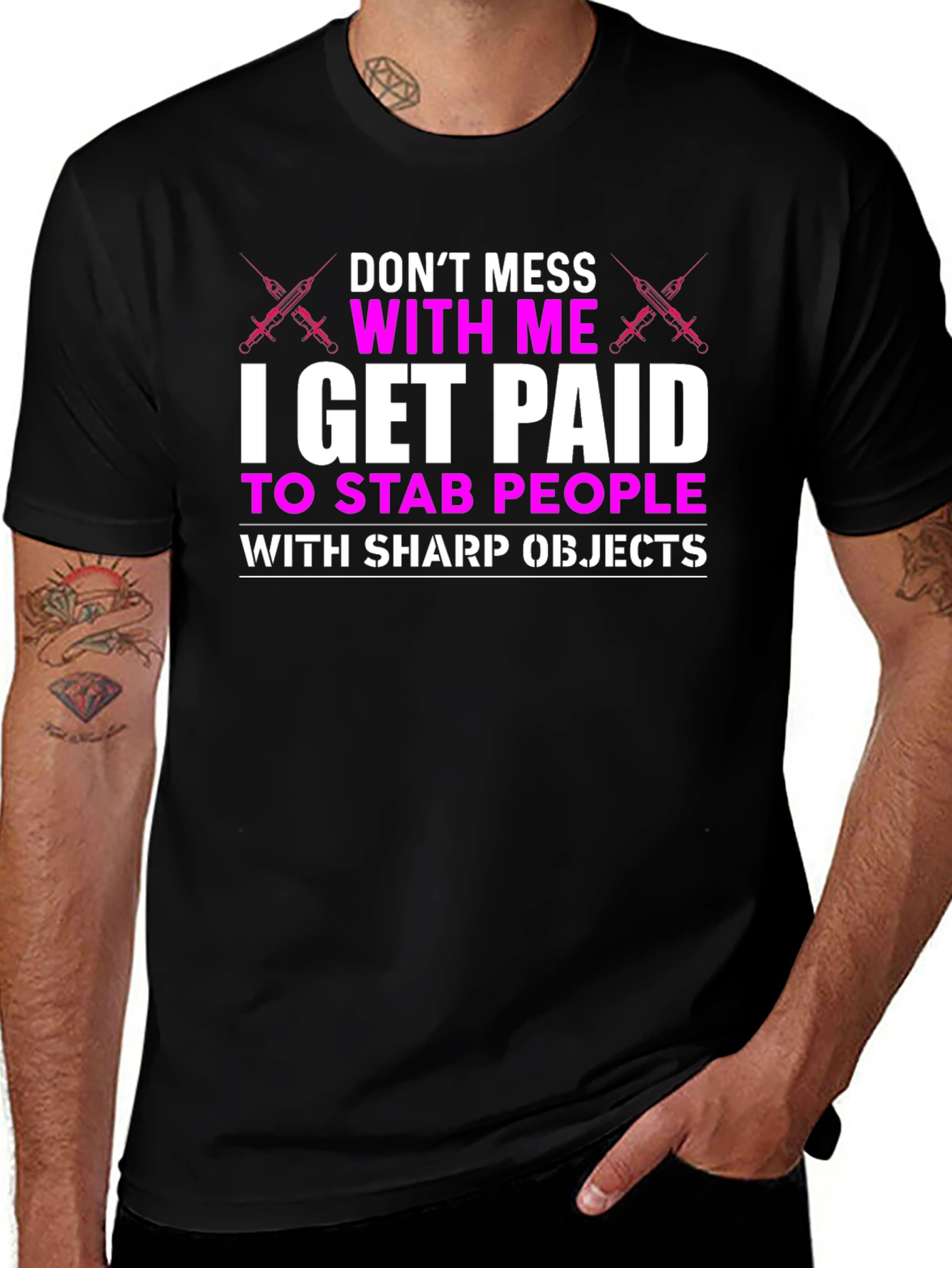 Dont Mess With Me T-Shirt - Nurse Funny