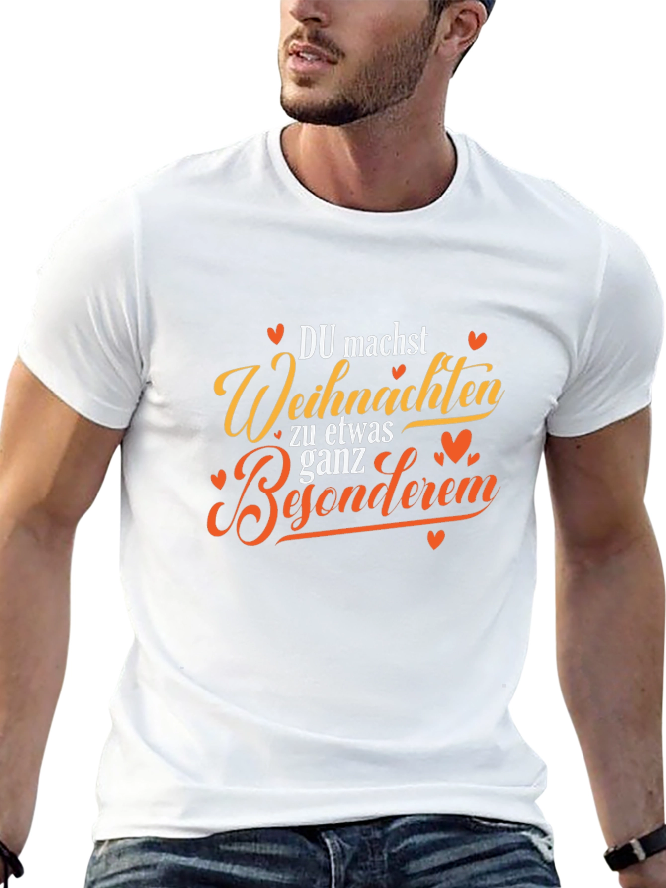 Festive DU machst Weihnachten Graphic Tee