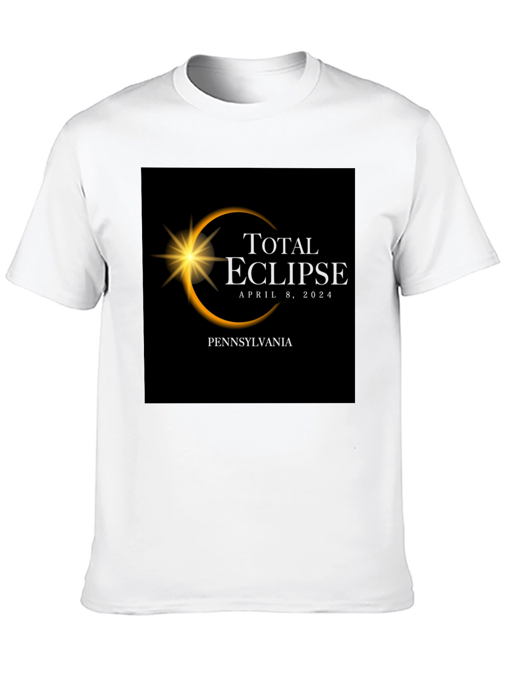 Total Eclipse April 8 2024 Pennsylvania T-Shirt