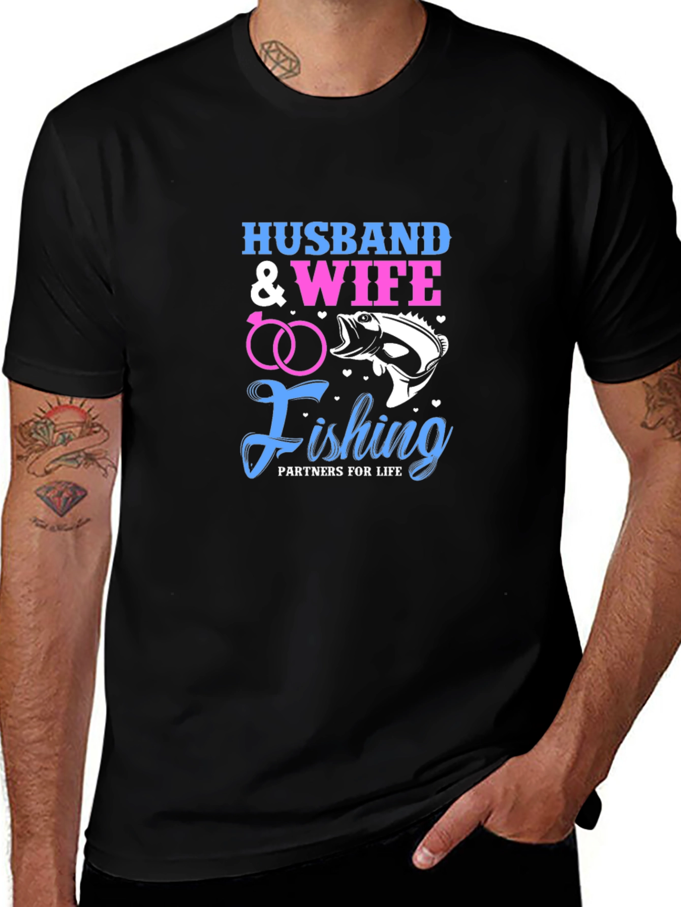 Husband & Wife Fishing Partners T-Shirt