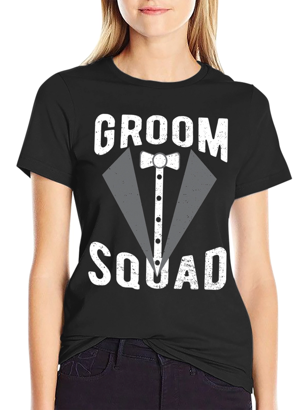 Groom Squad Tuxedo T-Shirt - Wedding Party Apparel