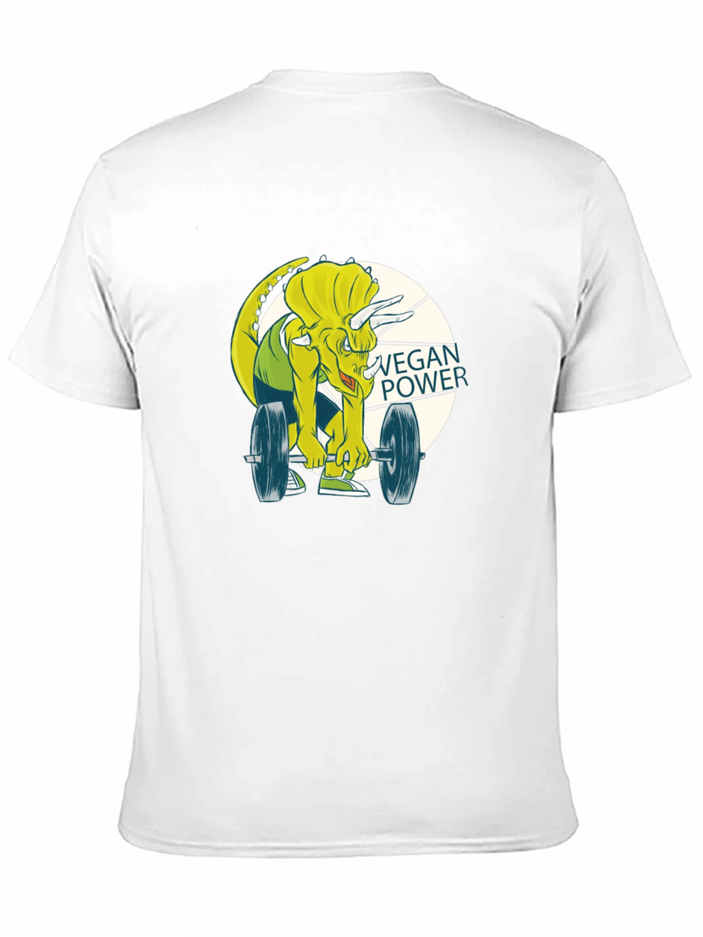 Vegan Power Dinosaur Graphic Tee