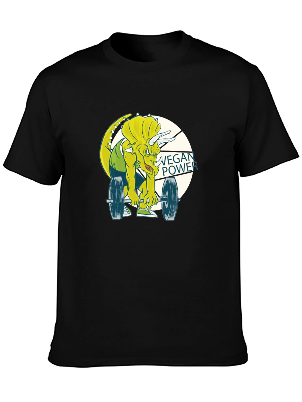 Vegan Power Dinosaur Graphic Tee