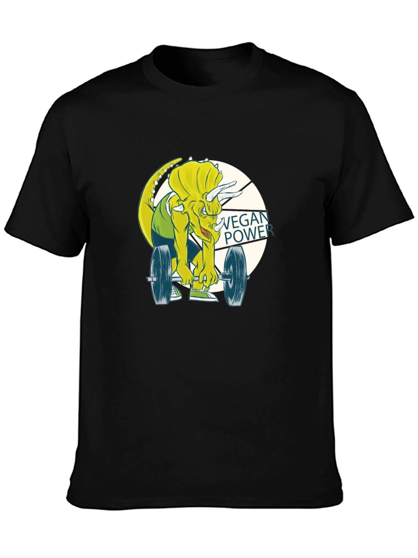 Vegan Power Dinosaur Graphic Tee