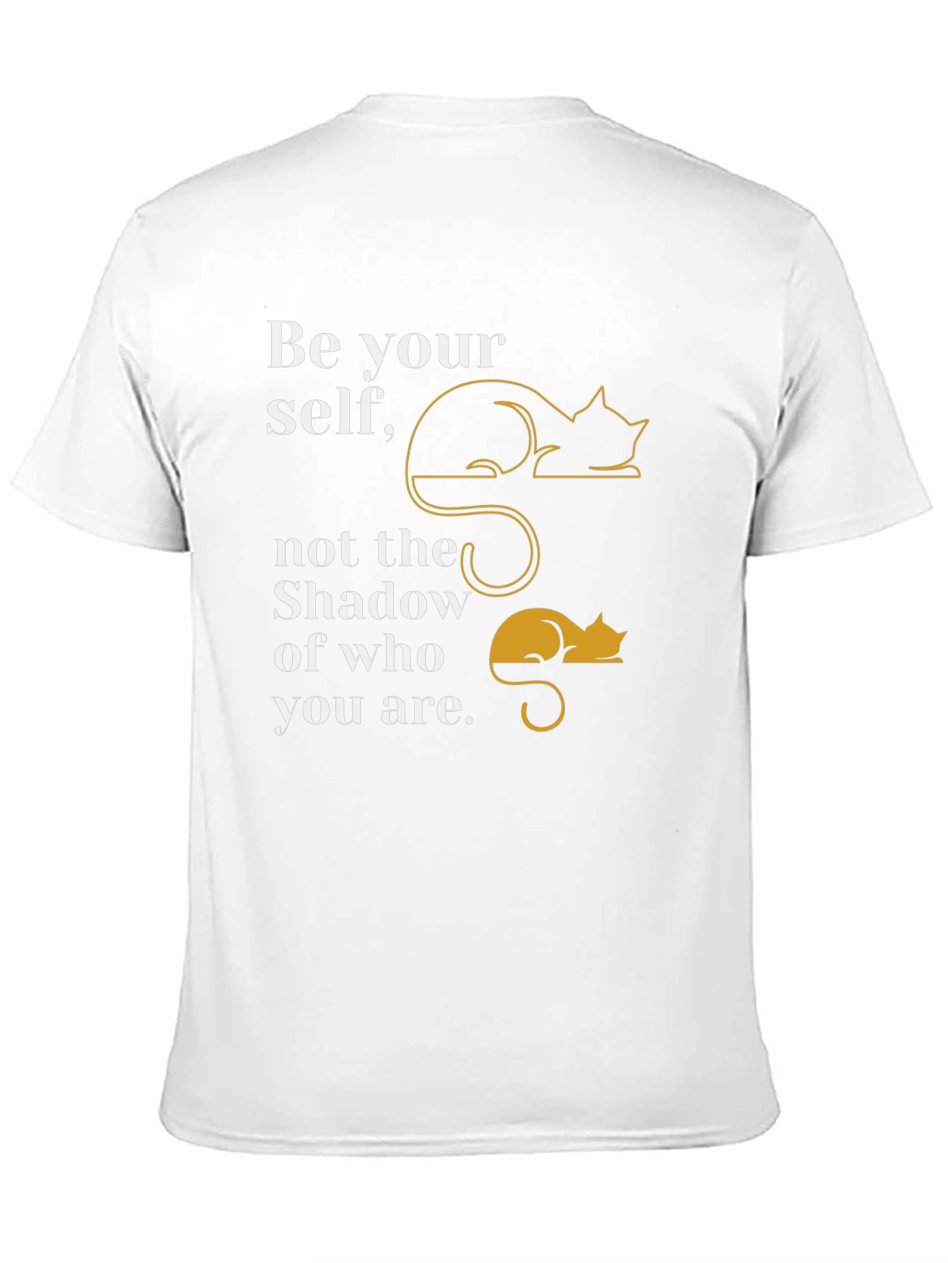 Be Yourself Cat Graphic T-Shirt