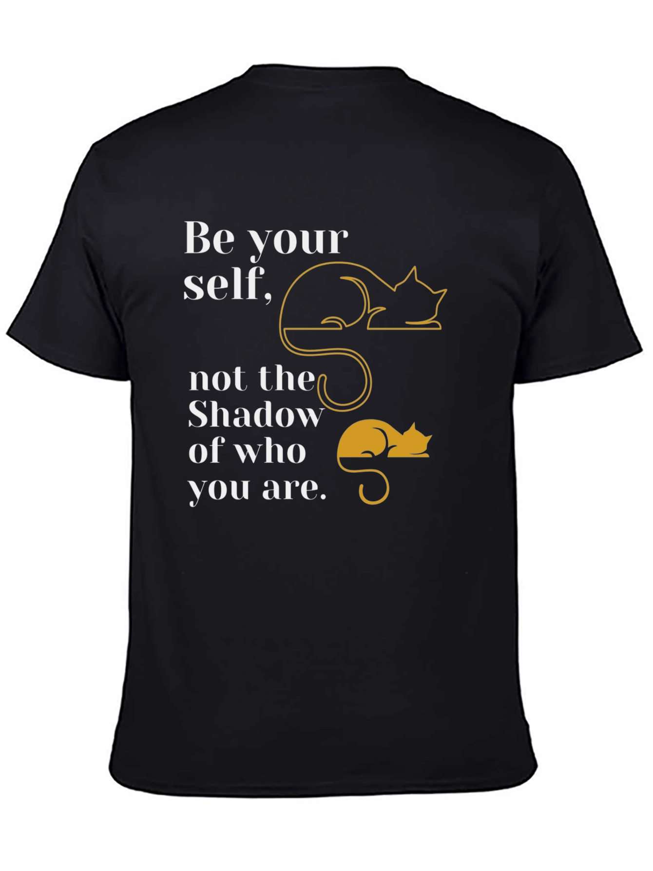 Be Yourself Cat Graphic T-Shirt