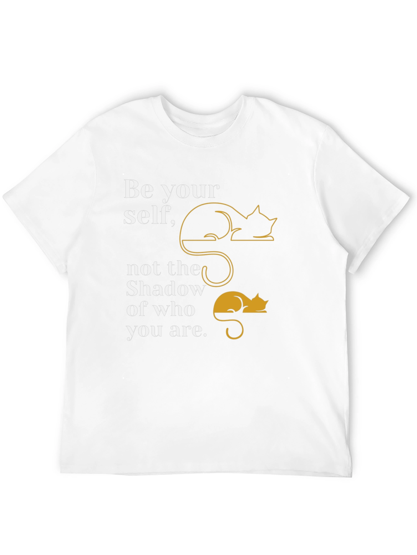 Be Yourself Cat Graphic T-Shirt