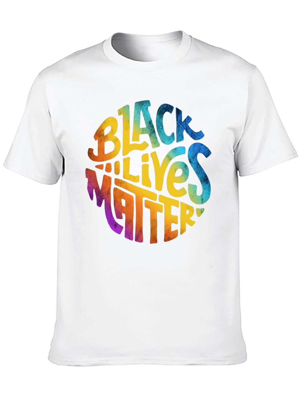 Black Lives Matter Graphic Tee - Round Design
