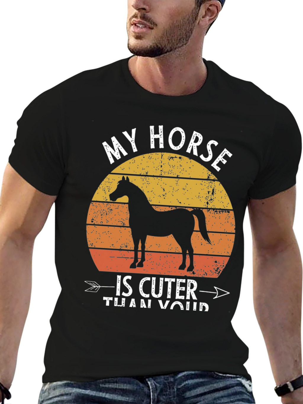My Horse is Cuter Than Yours Graphic Tee