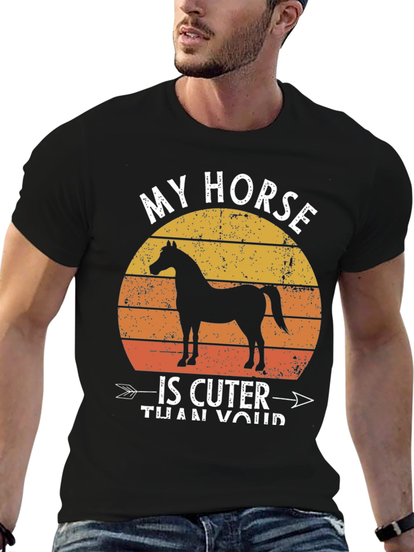 My Horse is Cuter Than Yours Graphic Tee