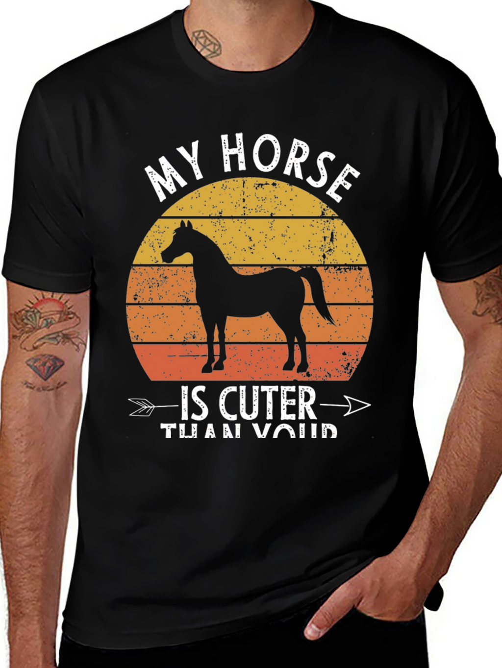 My Horse is Cuter Than Yours Graphic Tee