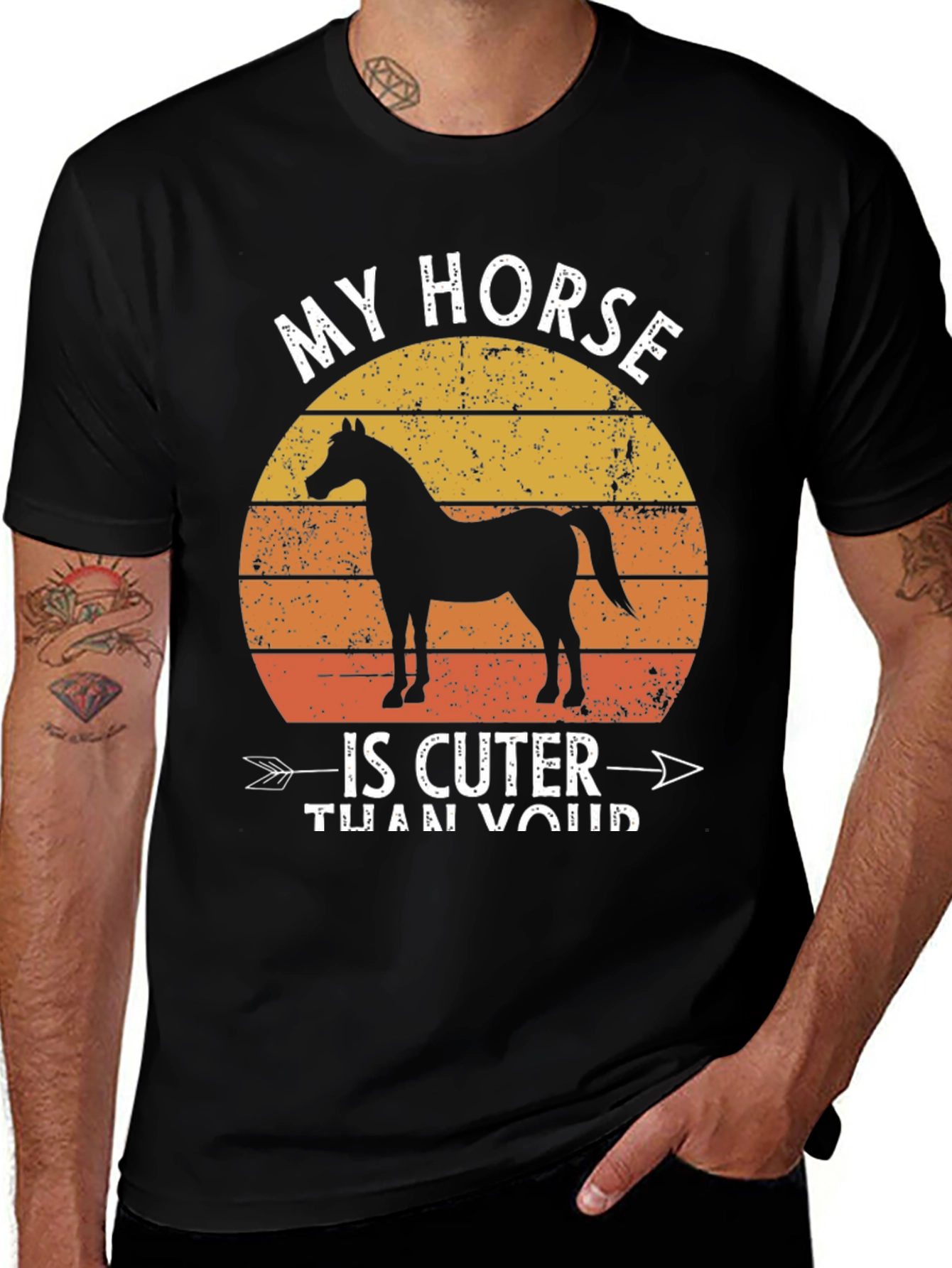 My Horse is Cuter Than Yours Graphic Tee