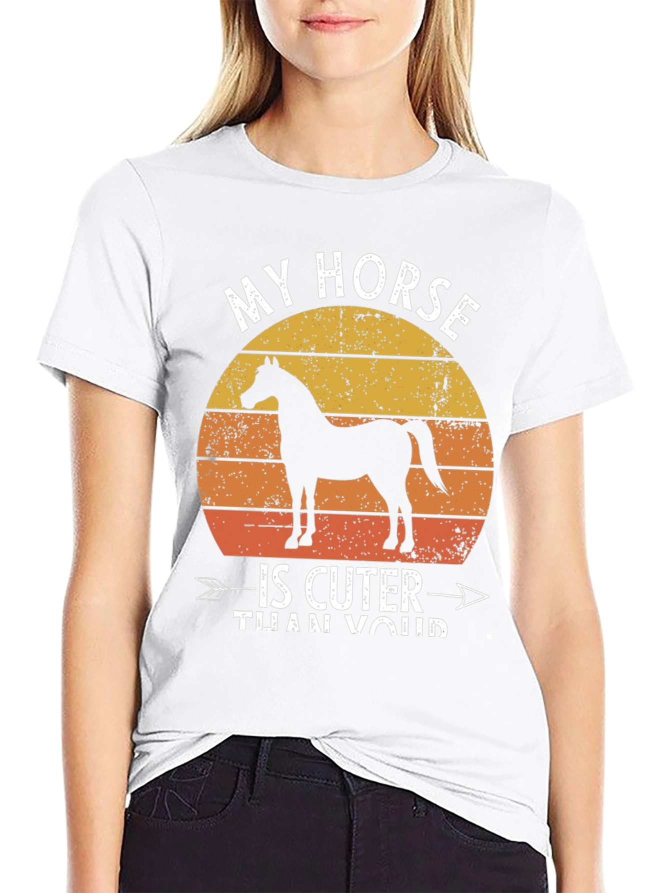 My Horse is Cuter Than Yours Graphic Tee