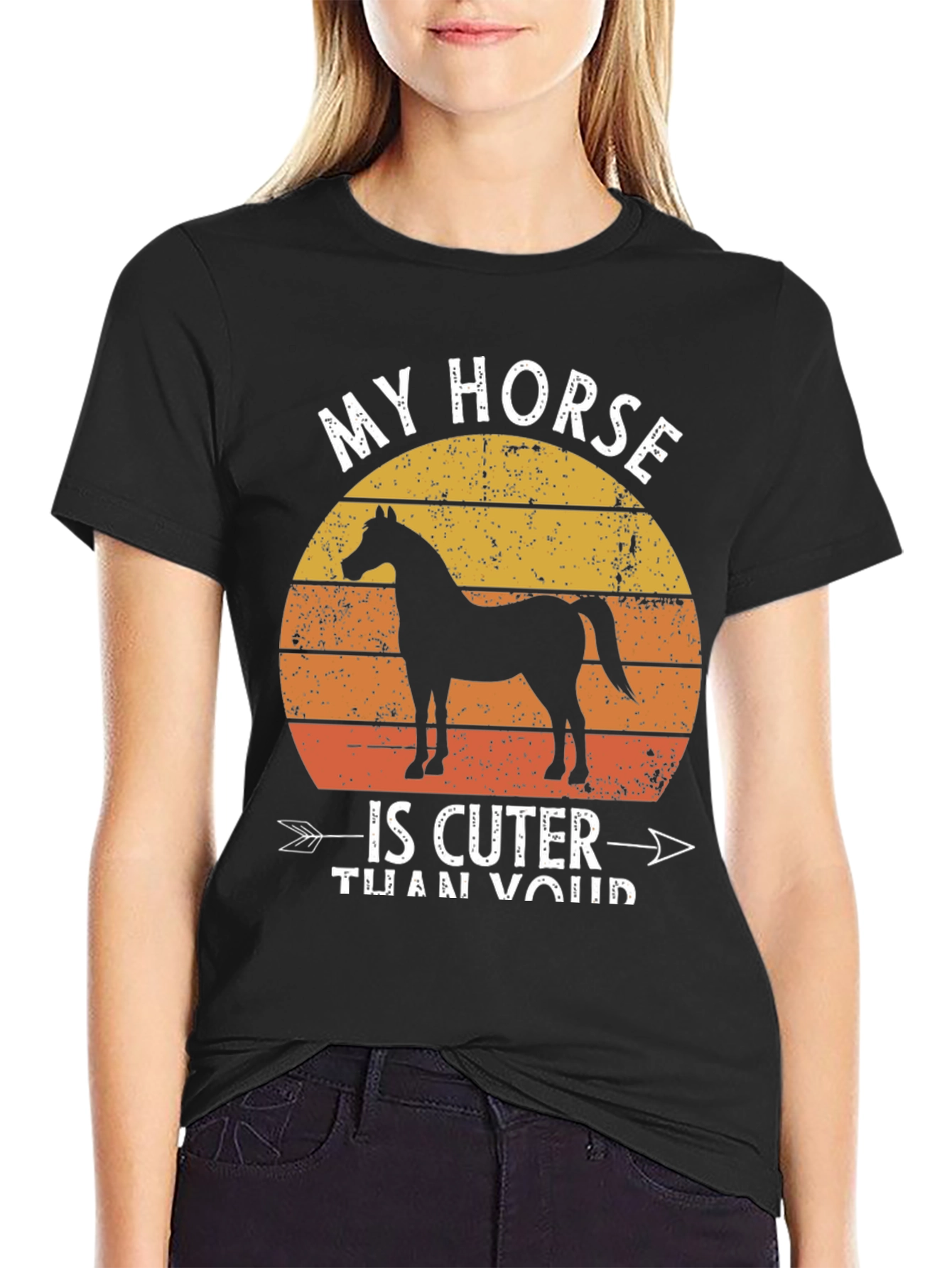 My Horse is Cuter Than Yours Graphic Tee