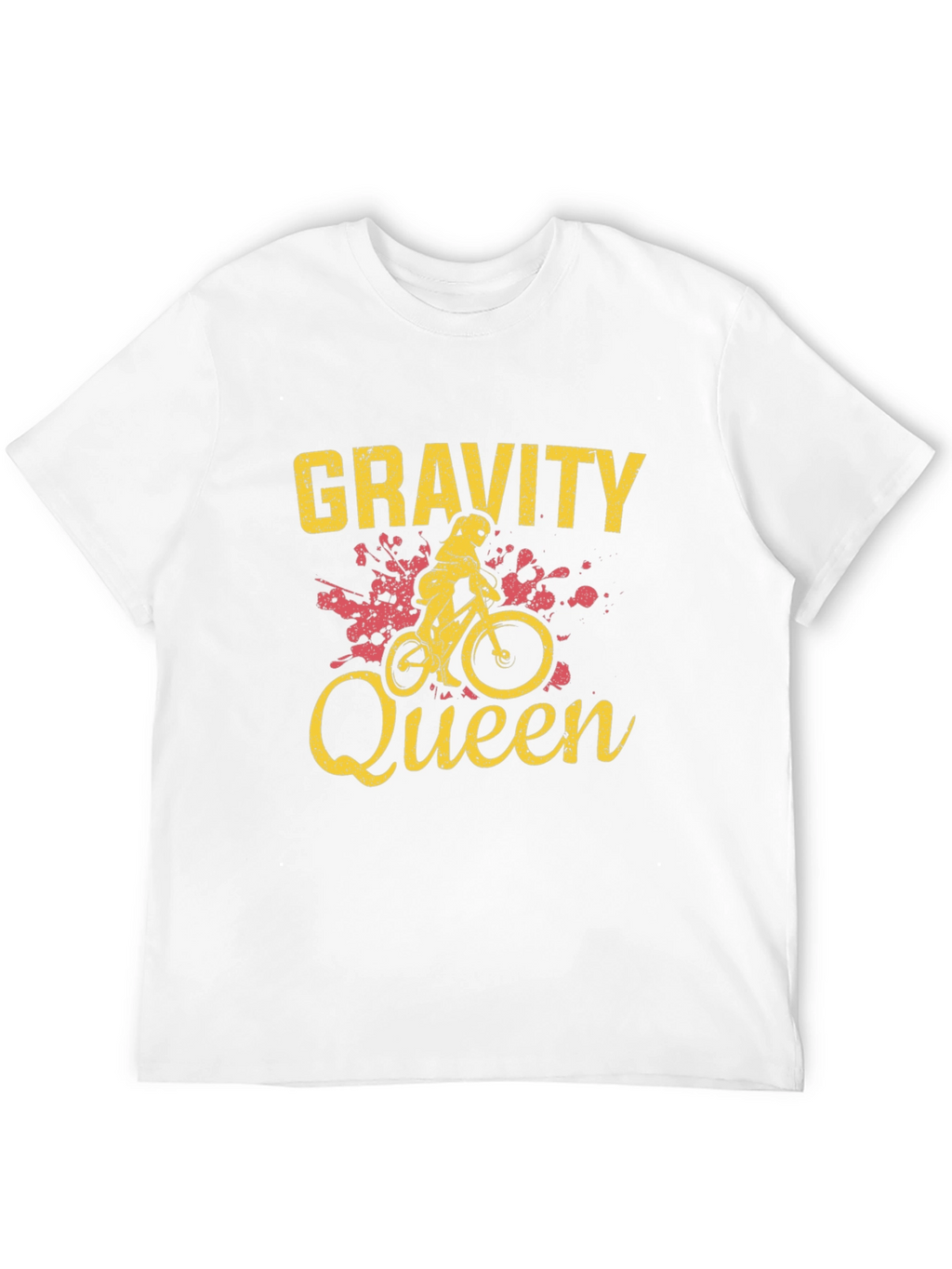 Gravity Queen Black T-Shirt - Mountain Biker