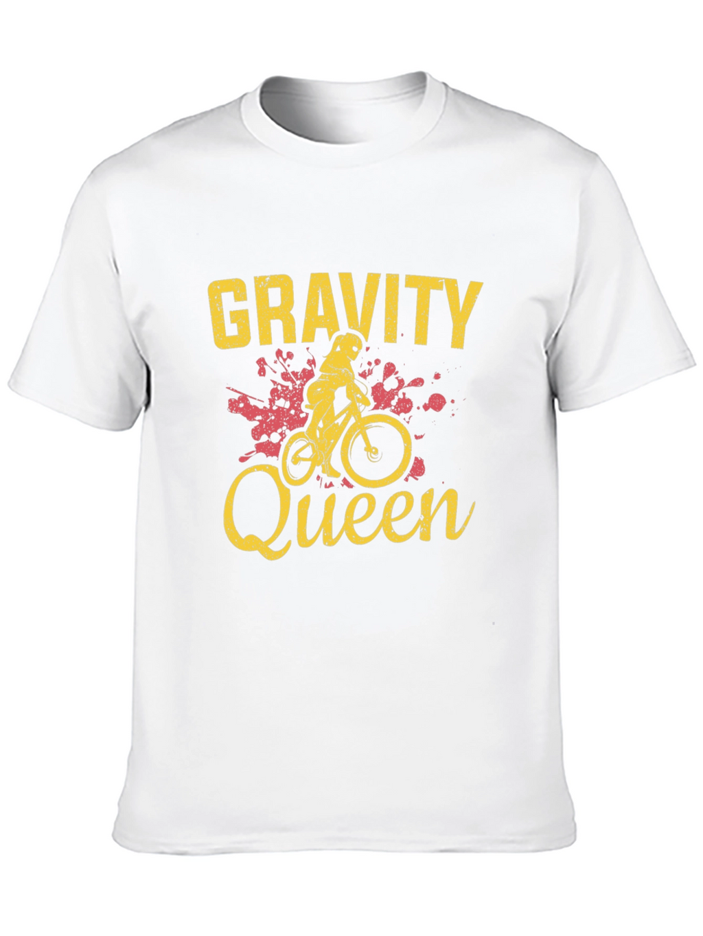 Gravity Queen Black T-Shirt - Mountain Biker