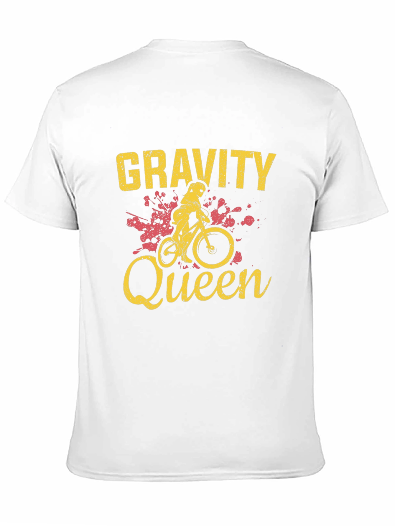 Gravity Queen Black T-Shirt - Mountain Biker