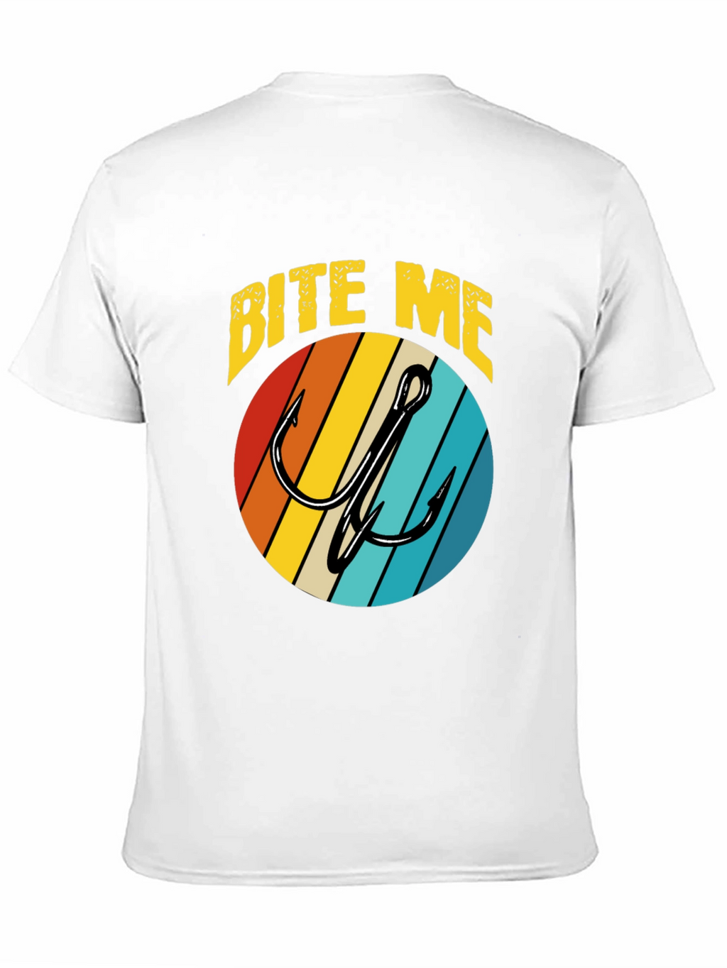 Bite Me Fishing Hook Retro T-Shirt