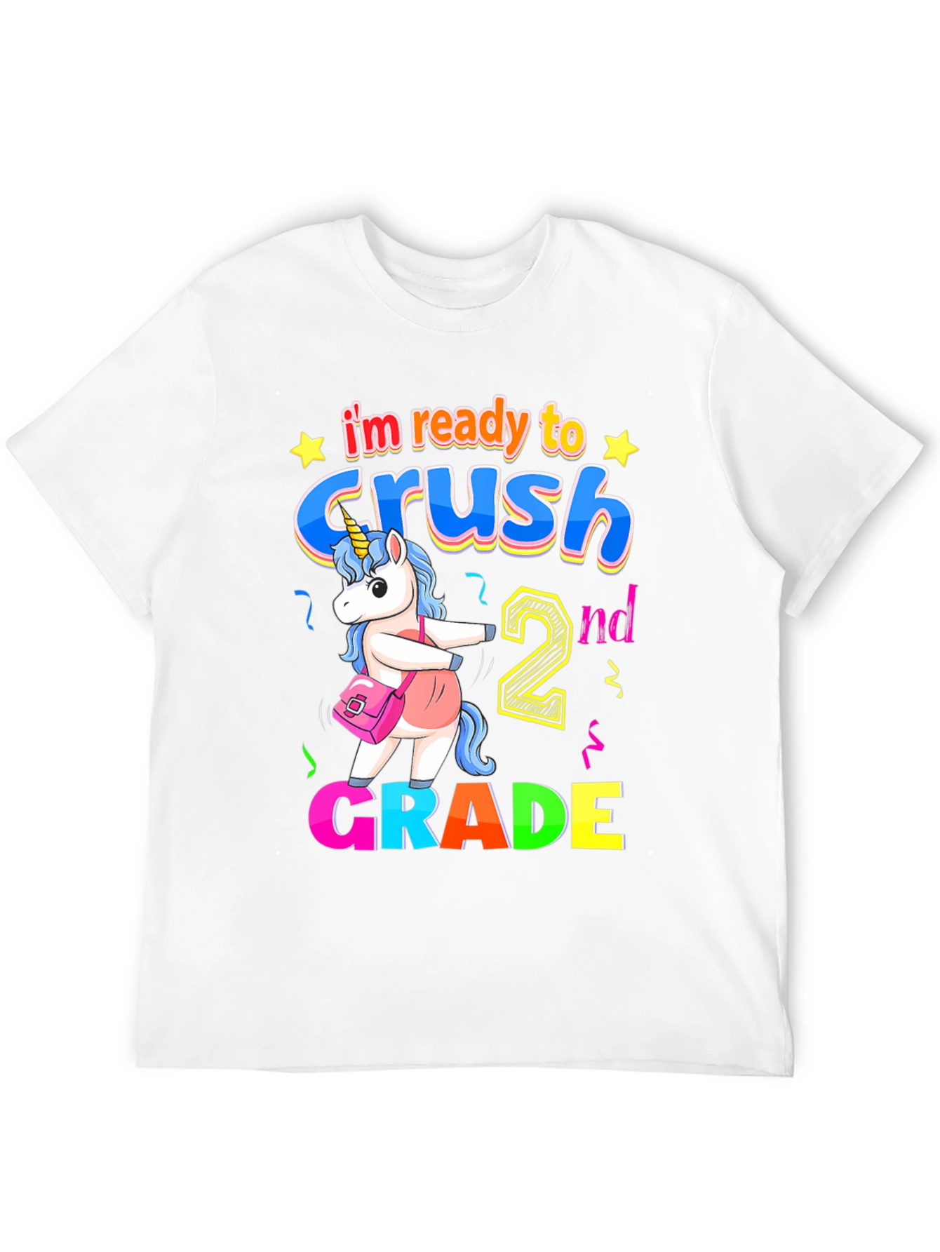 Crush 2nd Grade Unicorn T-Shirt
