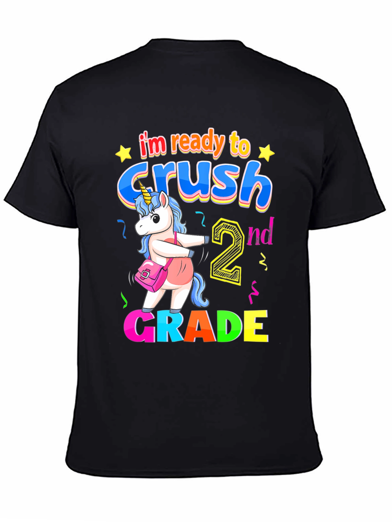 Crush 2nd Grade Unicorn T-Shirt