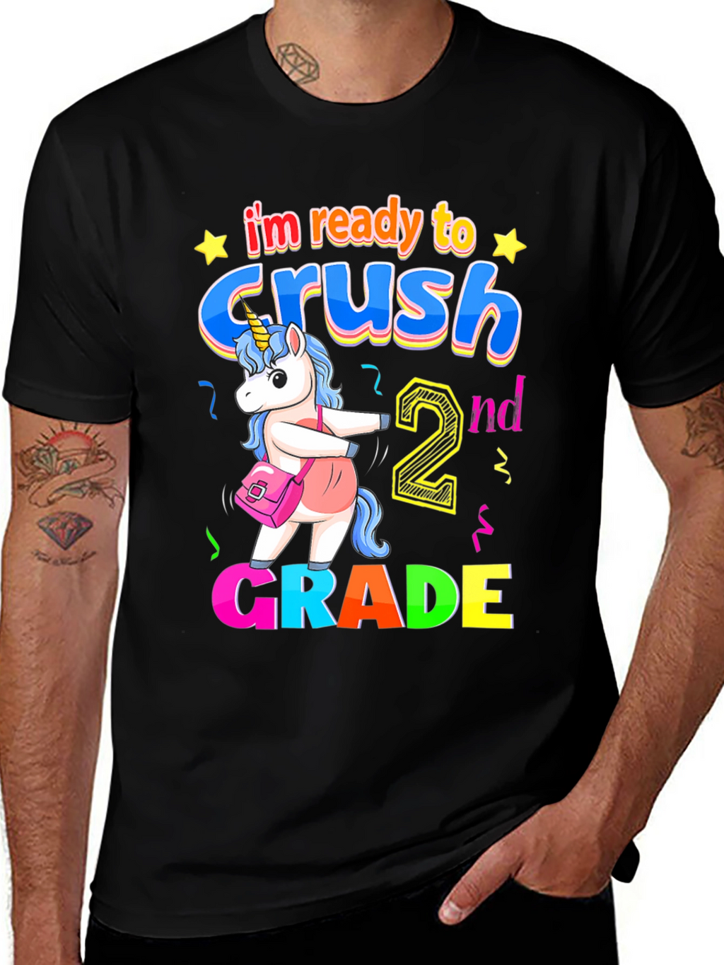 Crush 2nd Grade Unicorn T-Shirt