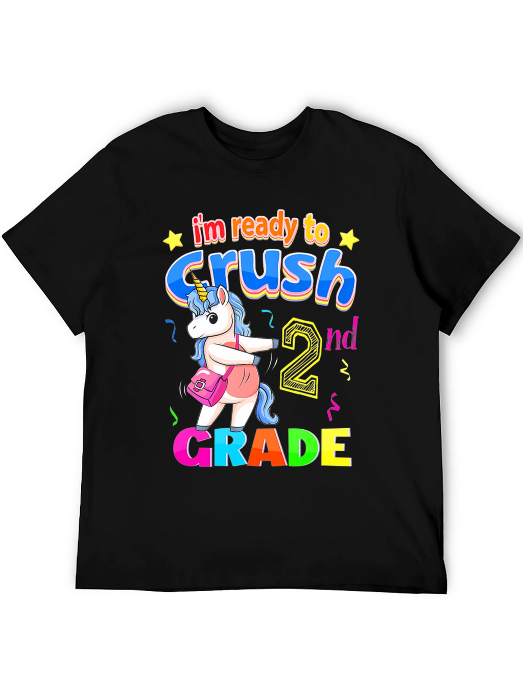 Crush 2nd Grade Unicorn T-Shirt