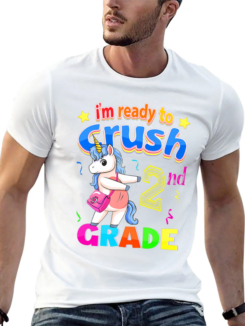 Crush 2nd Grade Unicorn T-Shirt