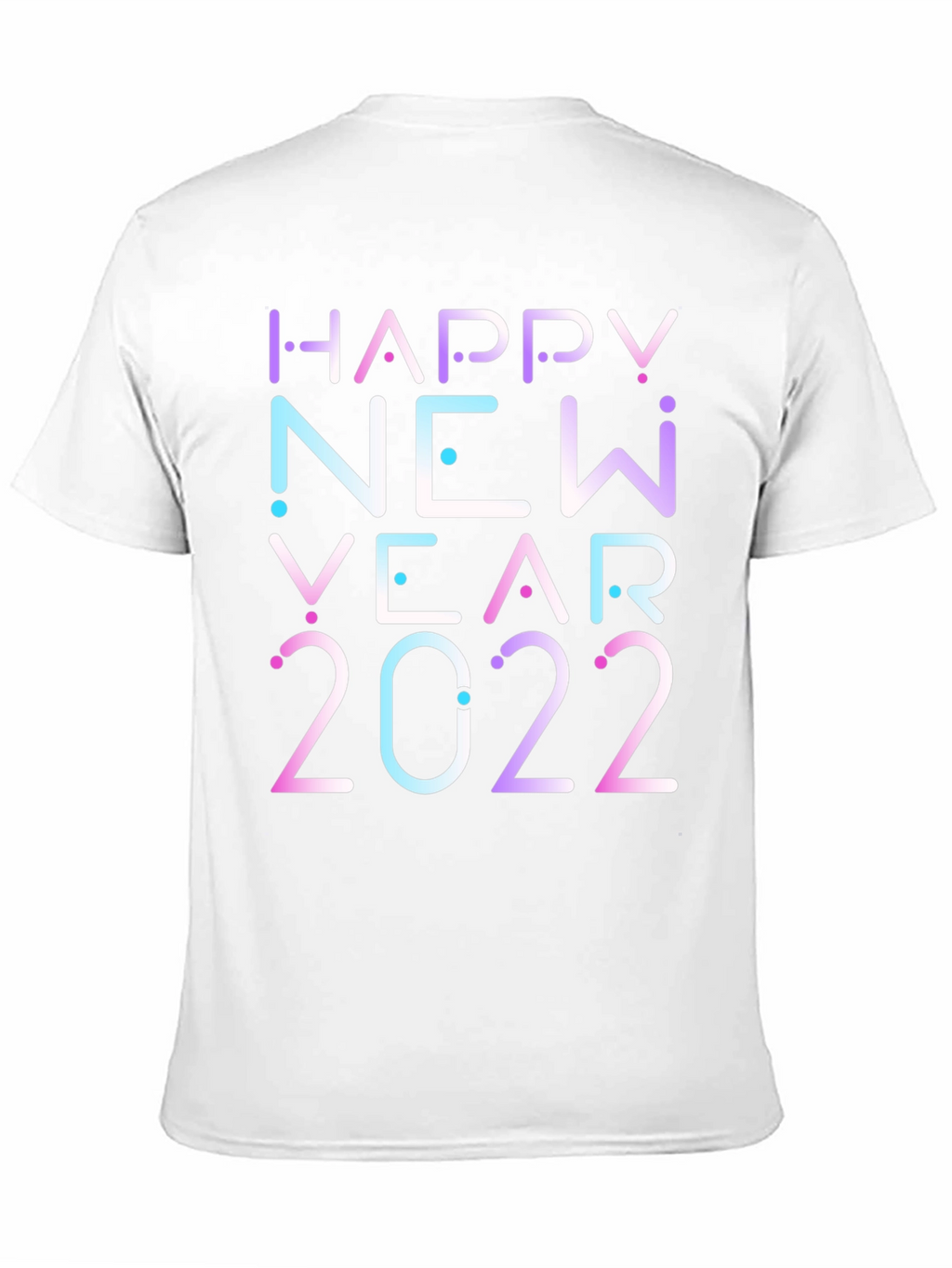 Happy New Year 2022 Graphic Black T-Shirt