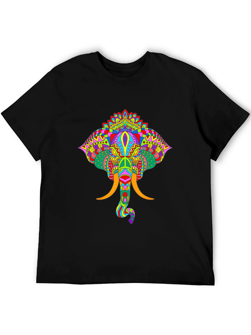 Colorful Elephant Graphic Tee