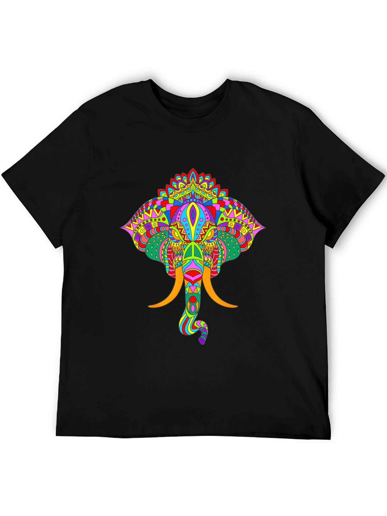 Colorful Elephant Graphic Tee
