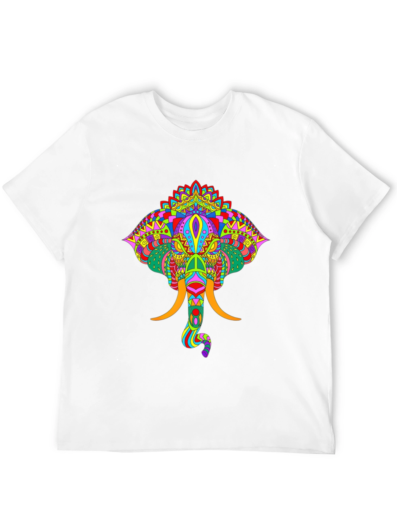 Colorful Elephant Graphic Tee