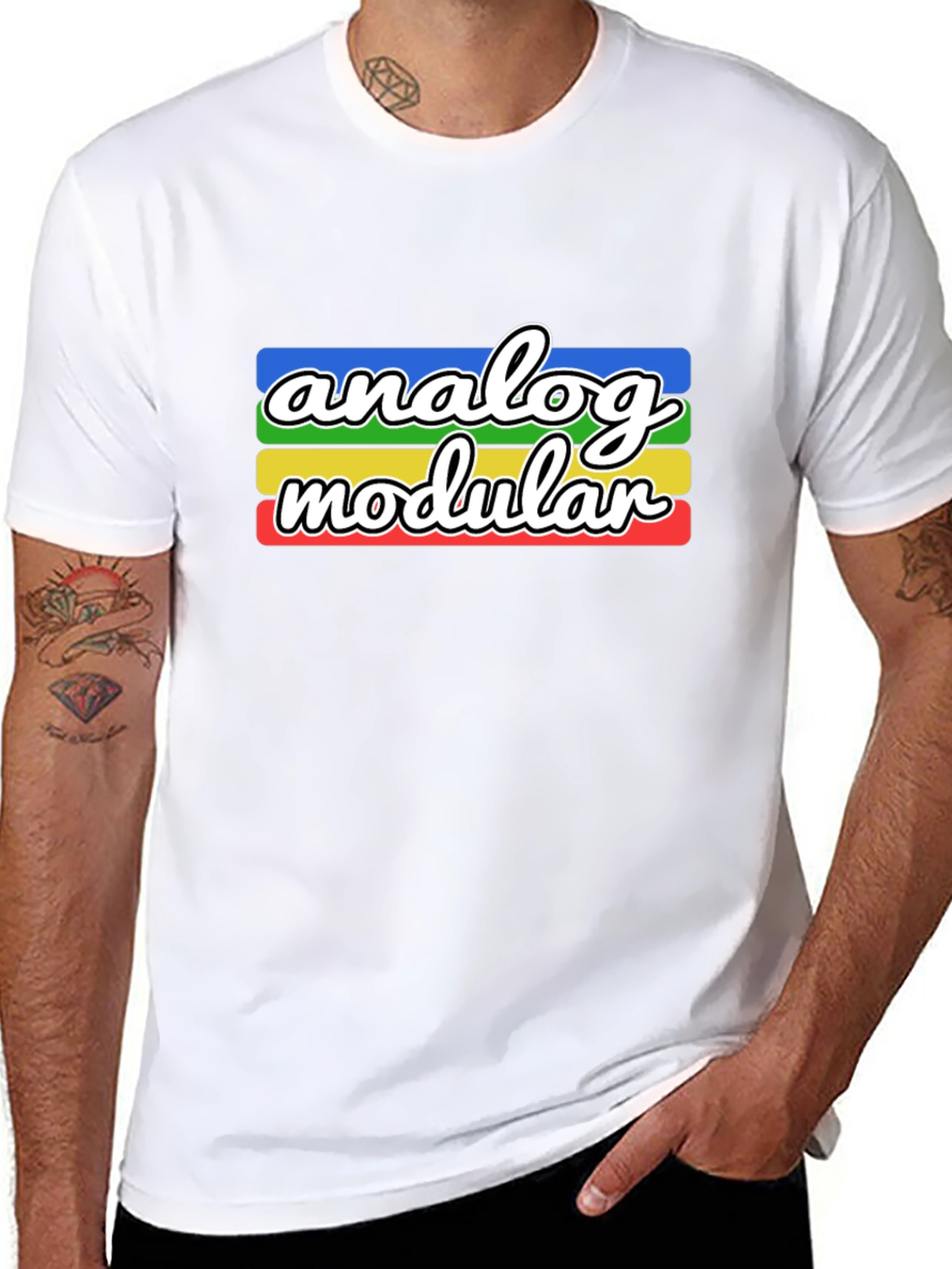 Analog Modular T-Shirt: Retro Synth Design