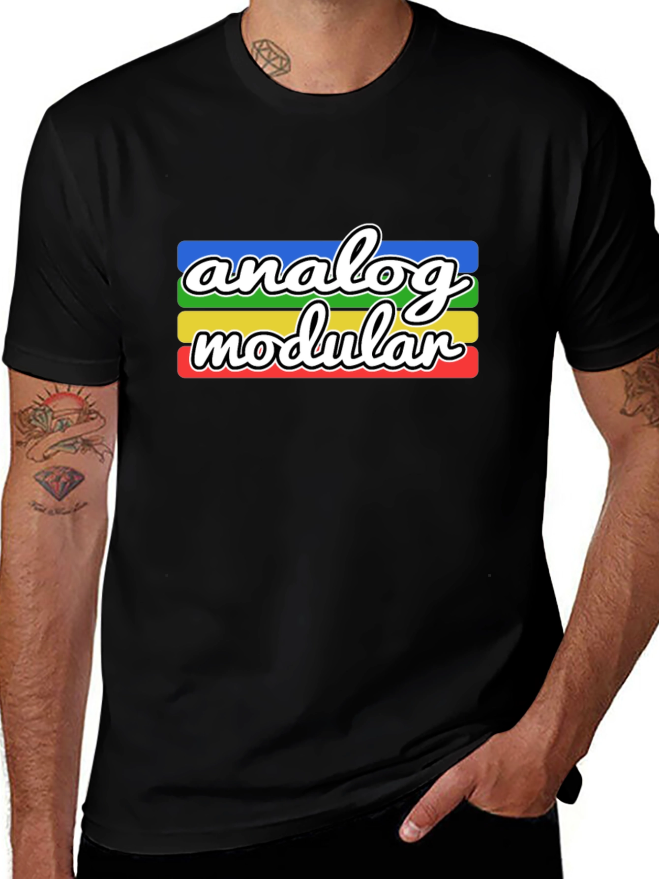 Analog Modular T-Shirt: Retro Synth Design