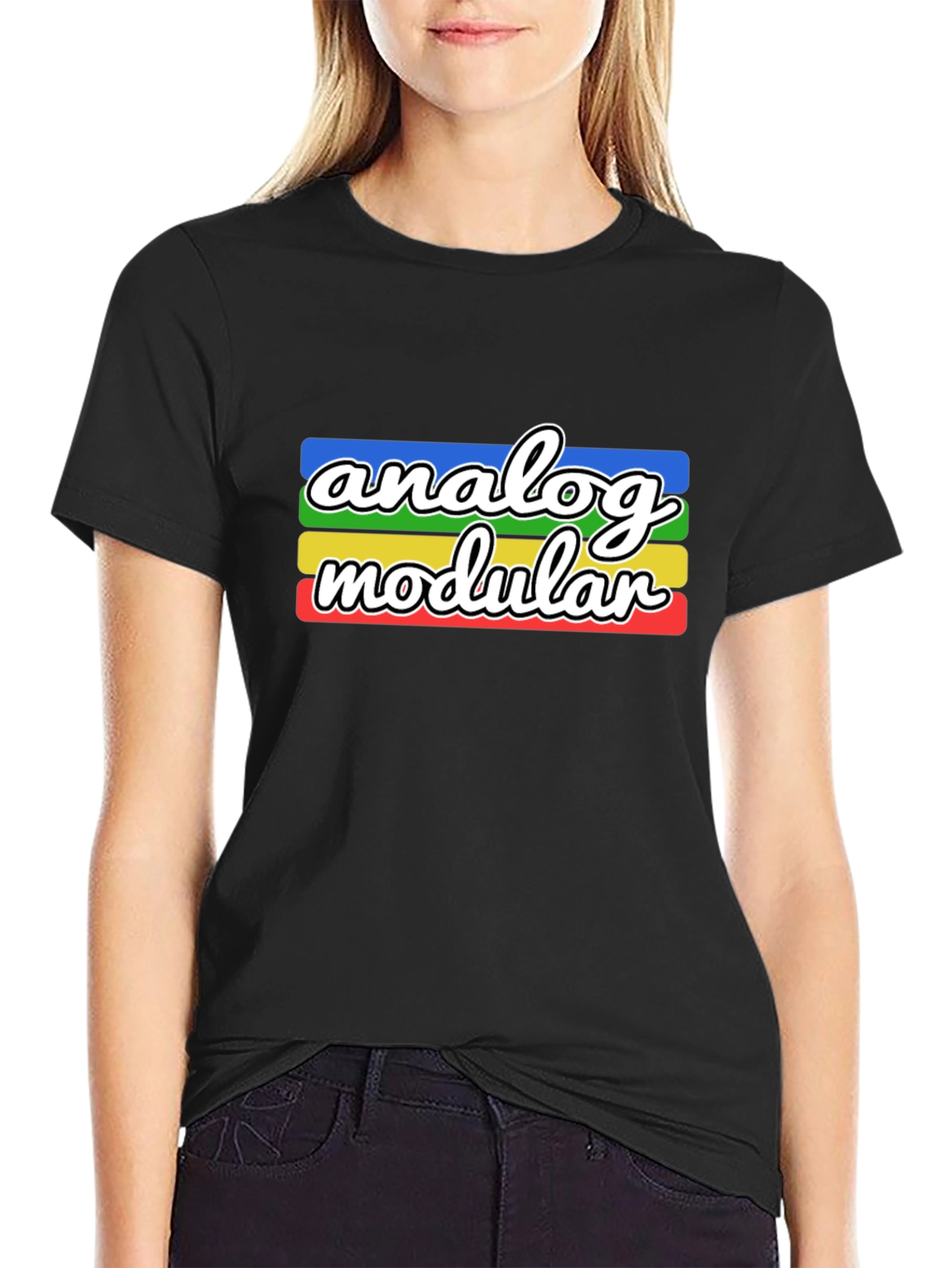 Analog Modular T-Shirt: Retro Synth Design