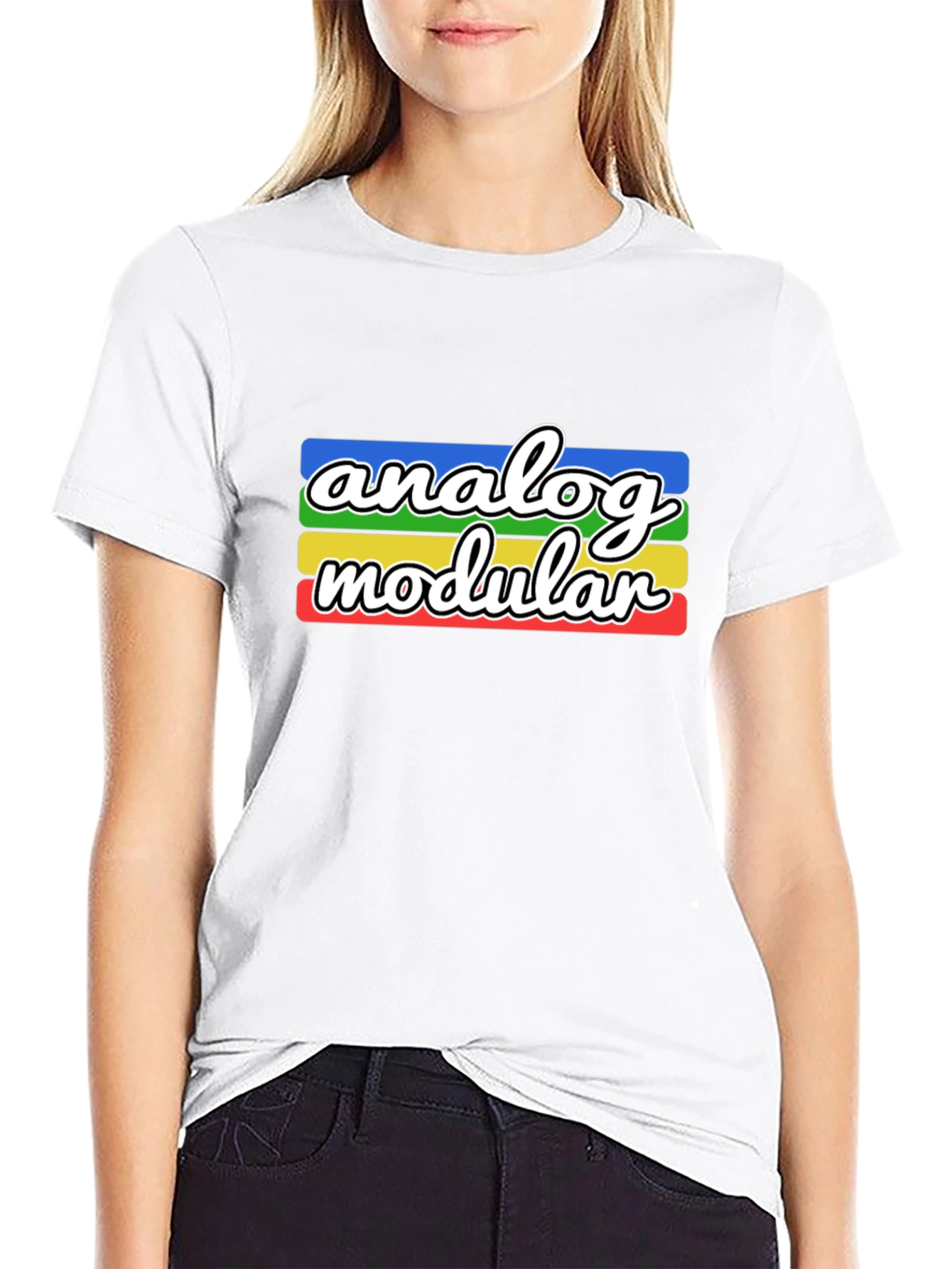 Analog Modular T-Shirt: Retro Synth Design