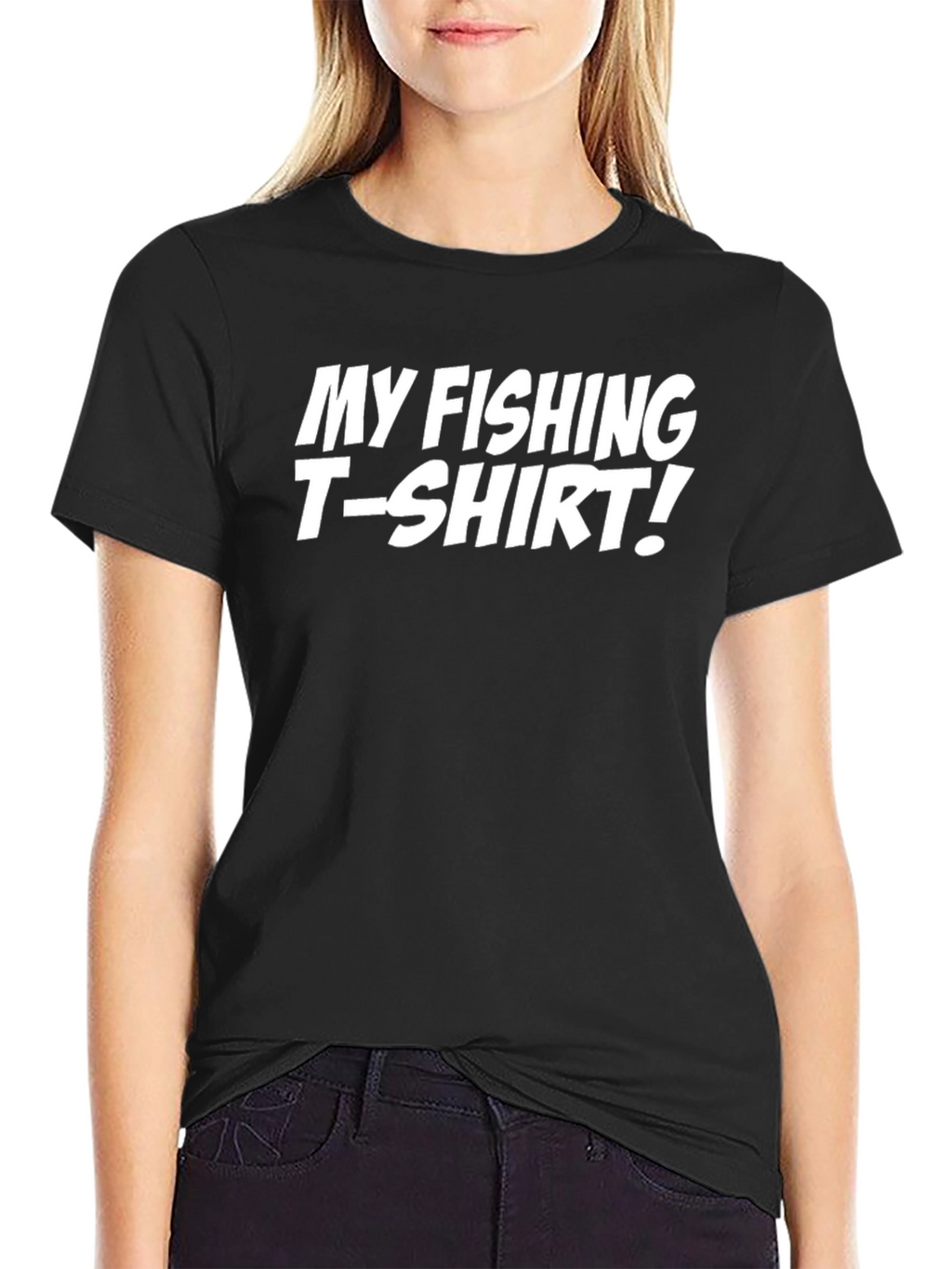 Funny Fishing T-Shirt - Black