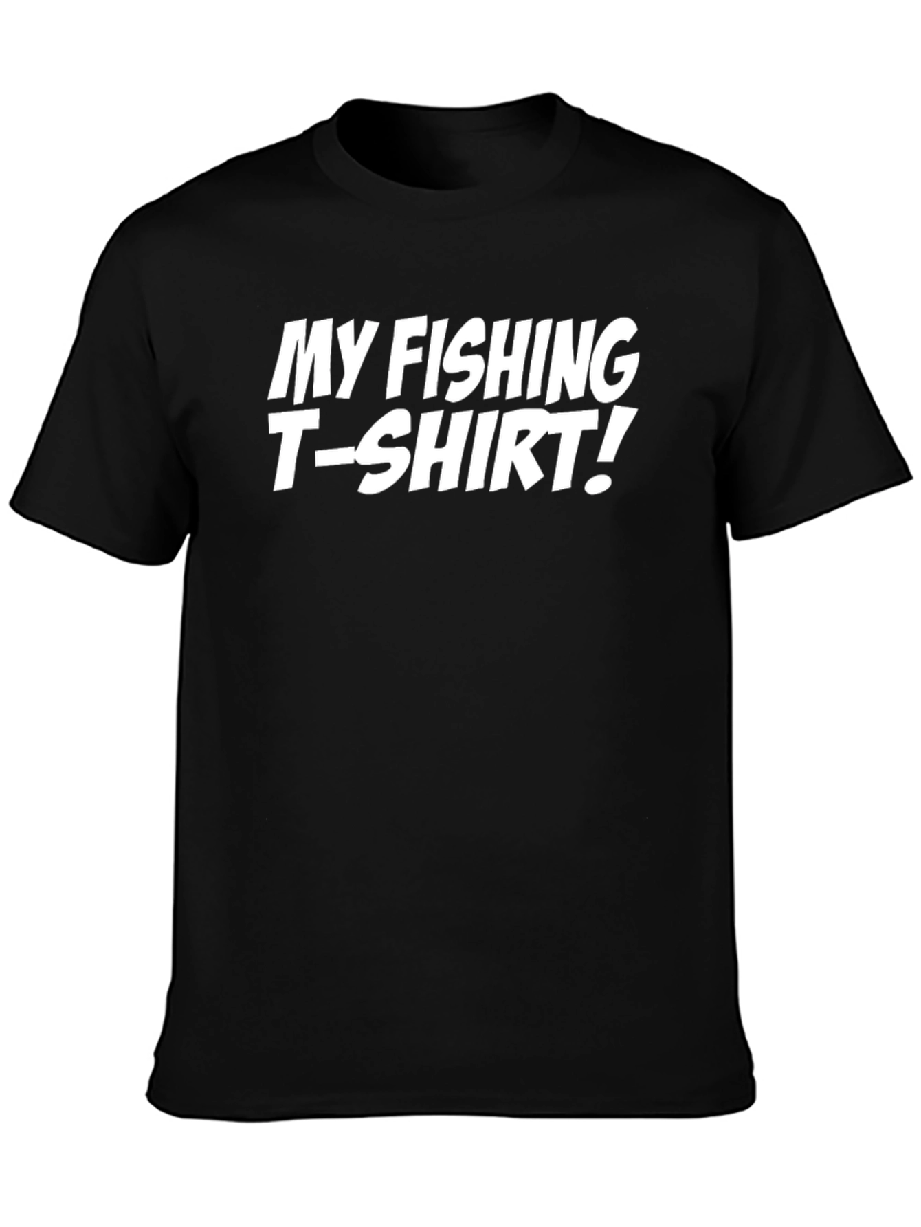 Funny Fishing T-Shirt - Black