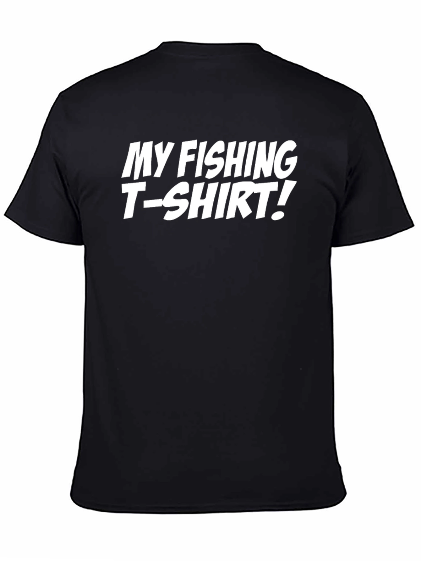 Funny Fishing T-Shirt - Black