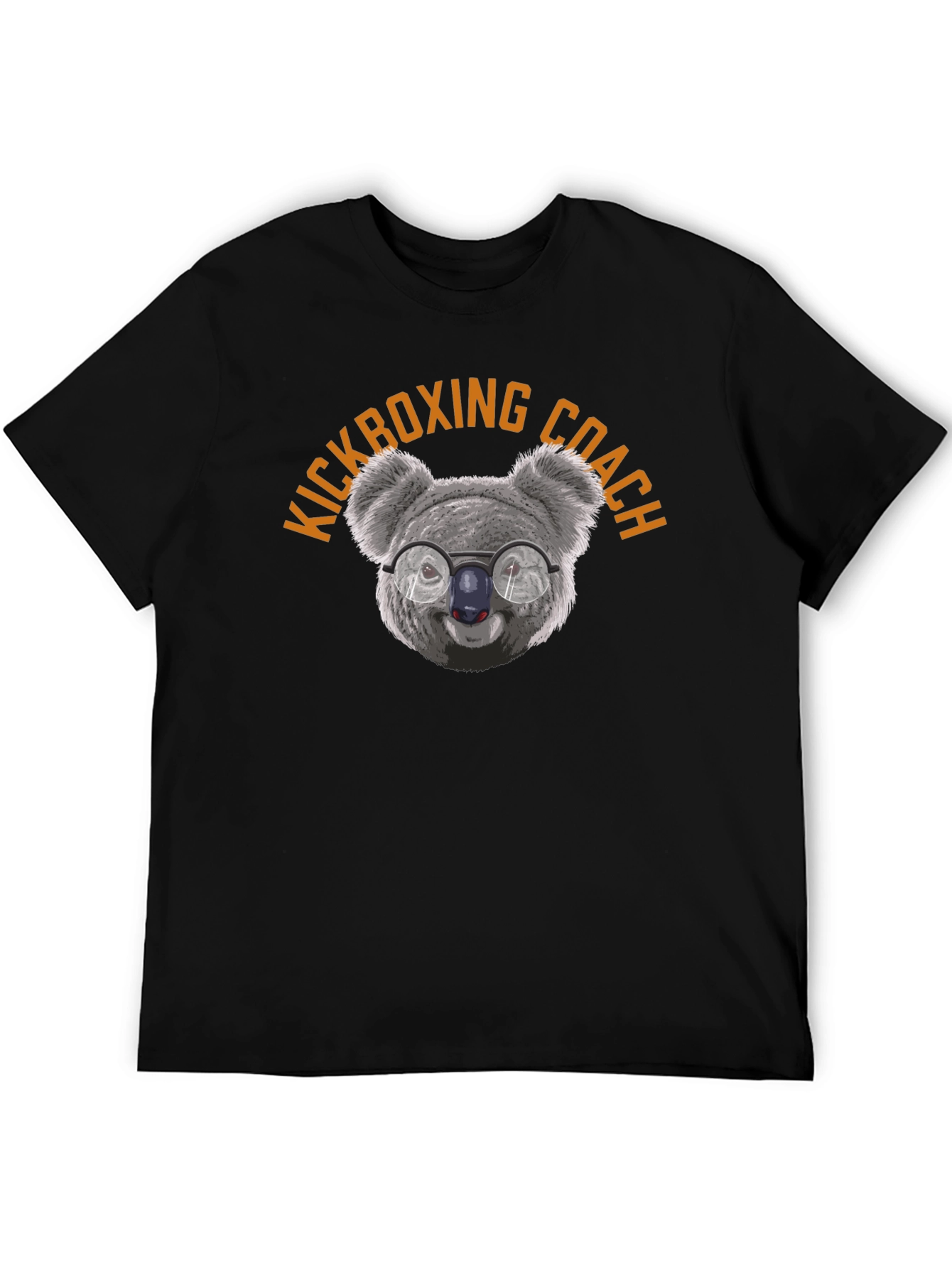 Koala Kickboxing Coach T-Shirt - Black