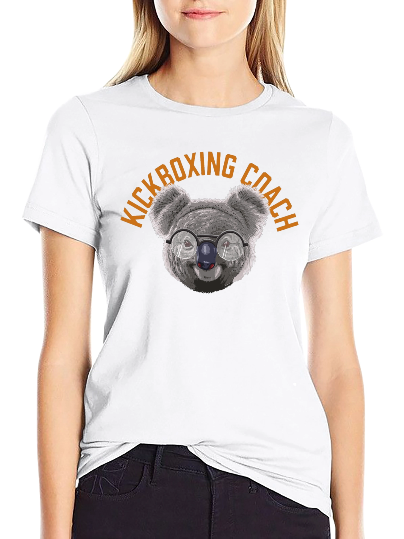 Koala Kickboxing Coach T-Shirt - Black