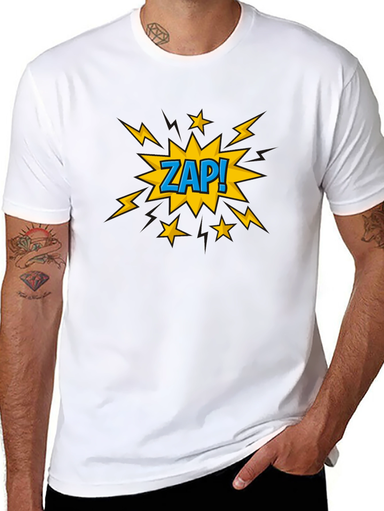 Zap Comic T-Shirt - Bold Graphic Tee