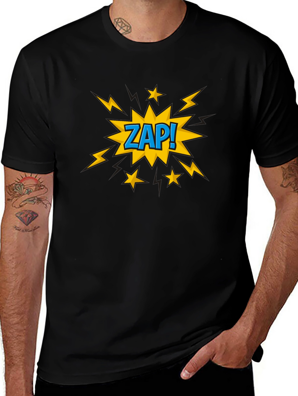Zap Comic T-Shirt - Bold Graphic Tee