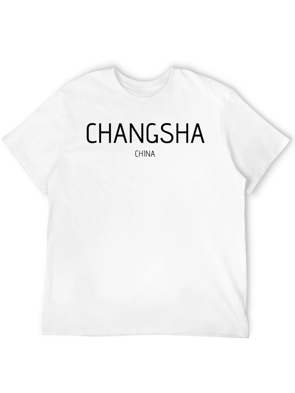 Changsha China Black Graphic T-Shirt