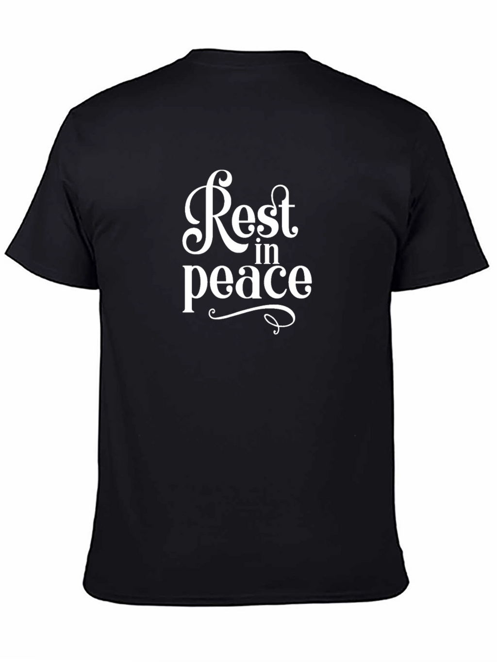 Rest In Peace Graphic Black T-Shirt