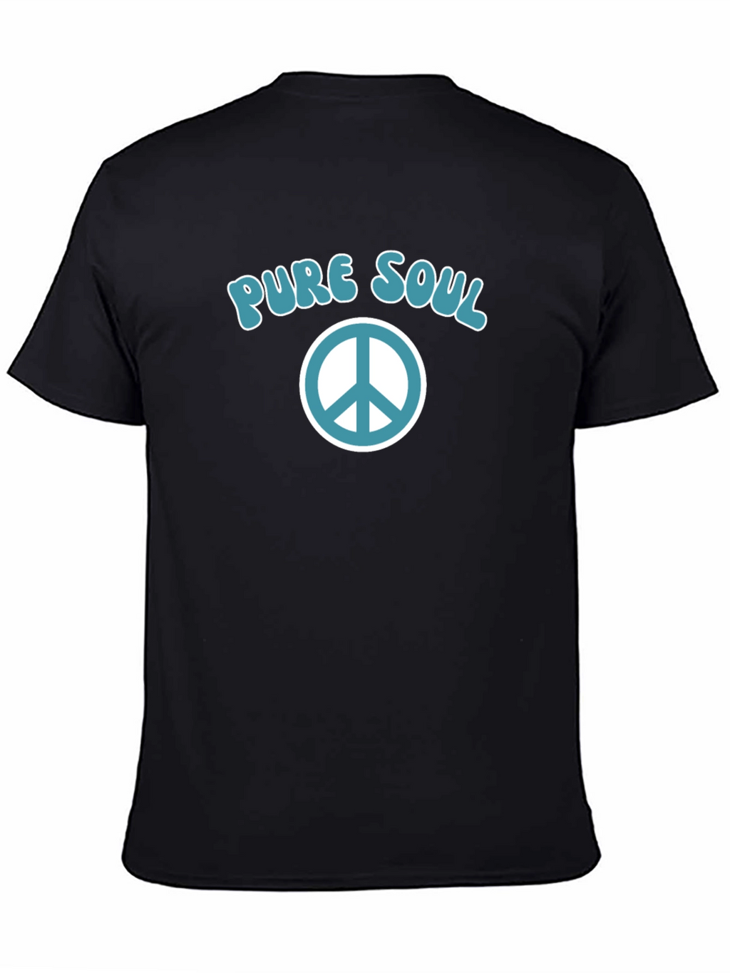 Pure Soul Peace Sign Graphic T-Shirt
