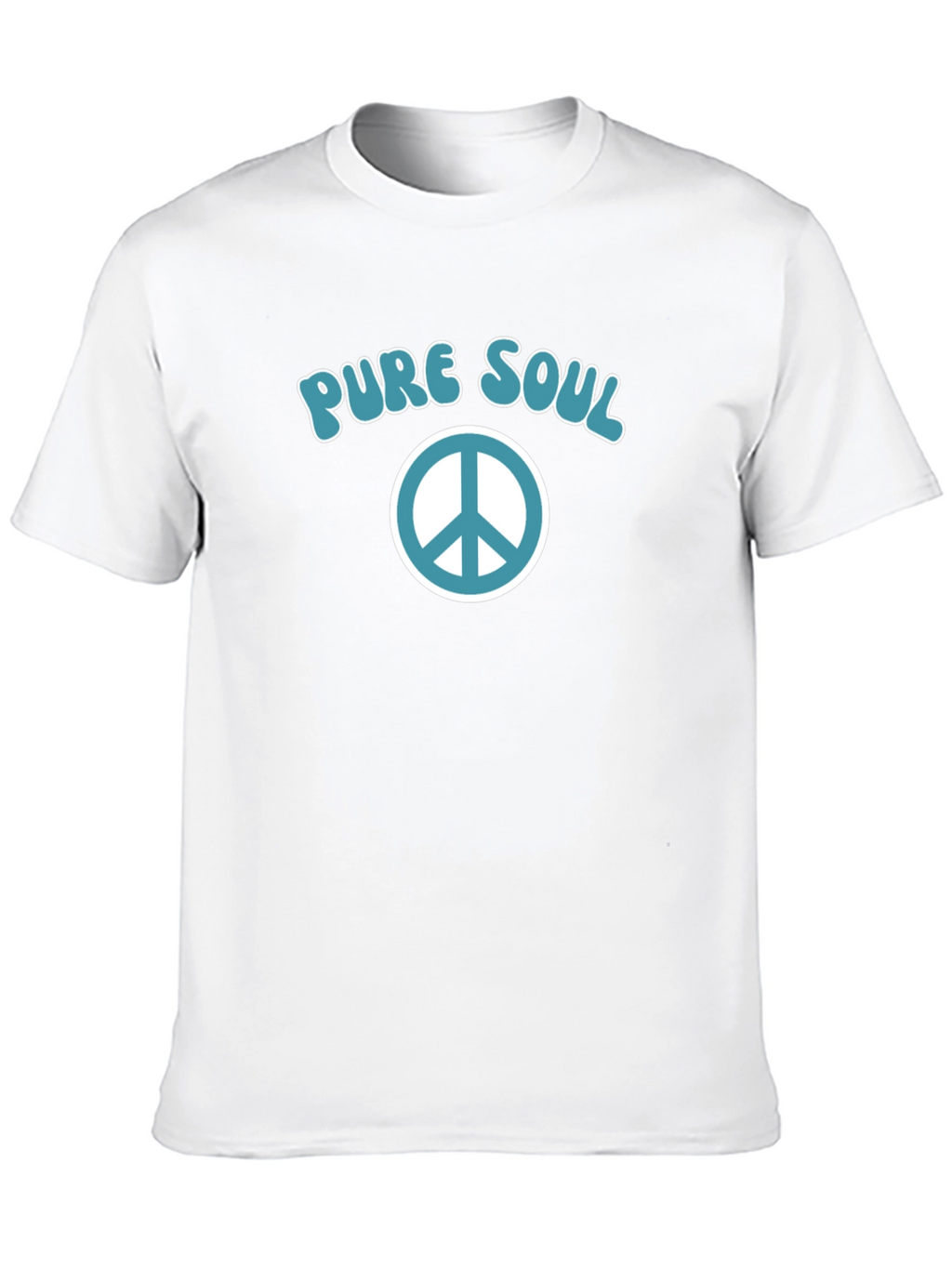 Pure Soul Peace Sign Graphic T-Shirt