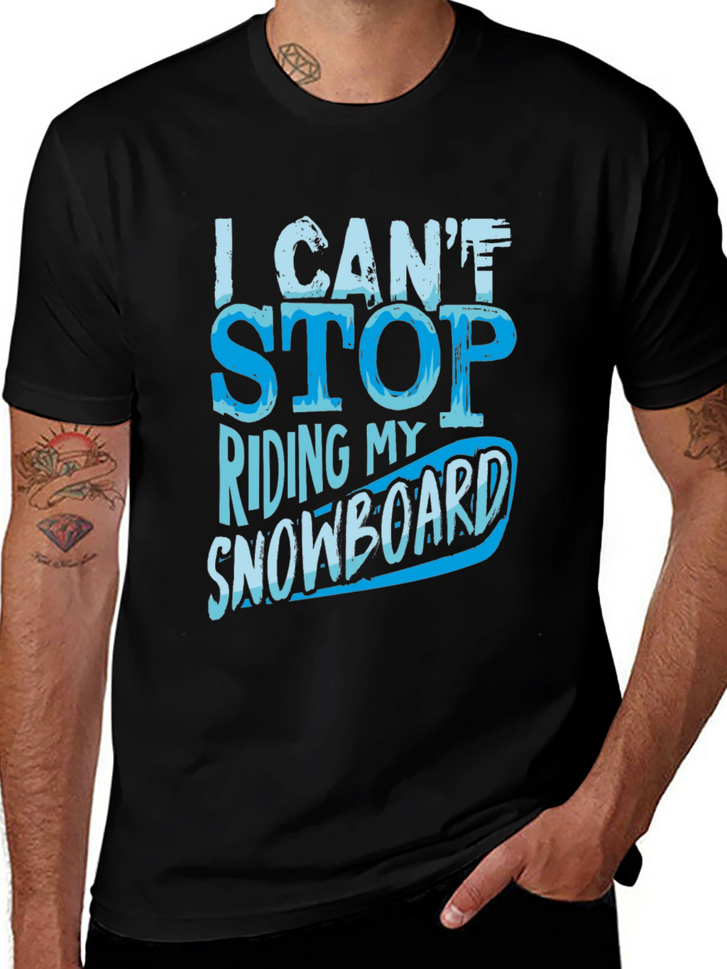 I Cant Stop Riding My Snowboard T-Shirt