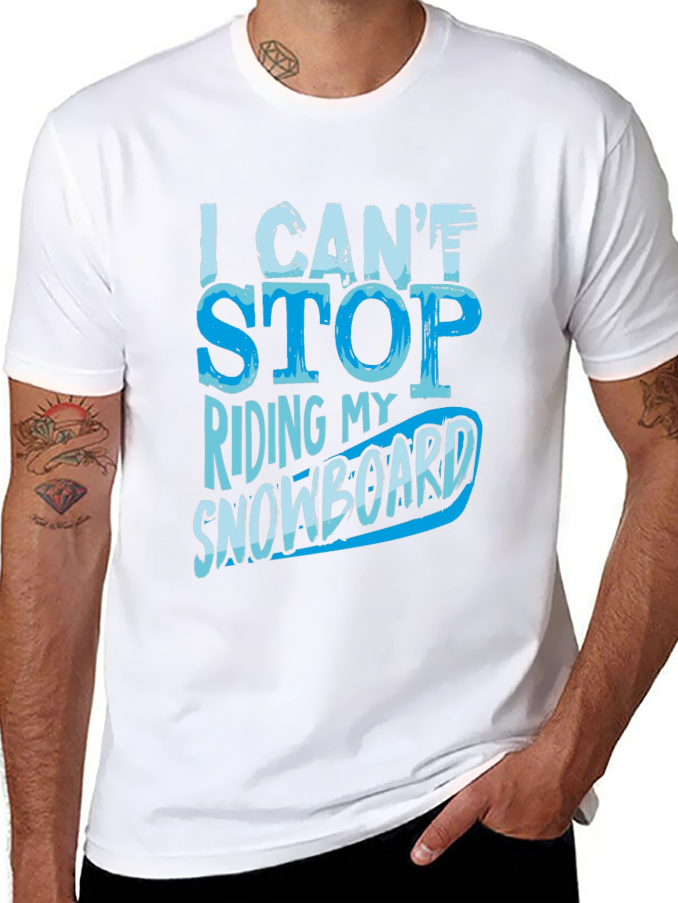 I Cant Stop Riding My Snowboard T-Shirt